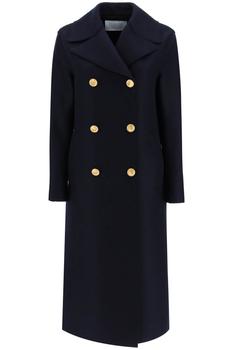 推荐Harris Wharf London Double Breasted Coat In Pressed Wool商品
