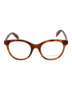 Alexander McQueen | Round Acetate Optical Glasses商品图片,3.1折×额外9折, 独家减免邮费, 额外九折