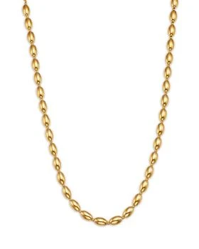 Alberto Amati | 14K Yellow Gold Oval Bead Necklace, 18",商家Bloomingdale's,价格¥14581