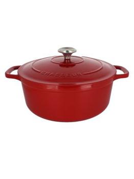 商品Chasseur | French 3.25-Quart Round Enameled Cast Iron Dutch Oven,商家Saks OFF 5TH,价格¥1699图片