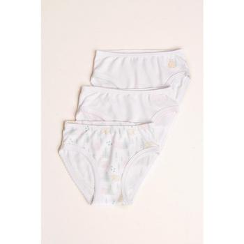 商品babycottons | Ultra Soft girl's peruvian pima cottons Bears underwear 3 pack, with multi-prints for toddler,商家Macy's,价格¥108图片