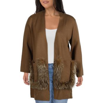 Kobi Halperin | Kobi Halperin Womens Lea Wool Fox Fur Cardigan Sweater商品图片,2折, 独家减免邮费