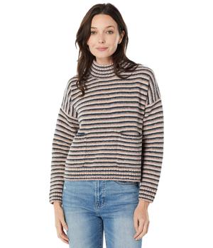 推荐Merrydale Pocket Pullover Sweater in Stripe商品