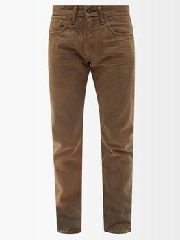 product Distressed slim-fit jeans image