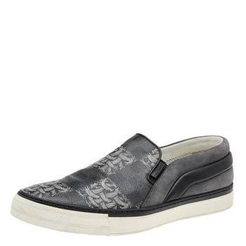 lv男鞋, [二手商品] Louis Vuitton | Louis Vuitton Damier Graphite Canvas Christopher Nemeth Twister Slip On Sneakers Size 43.5商品图片 8.2折, 满1件减$100, 满减