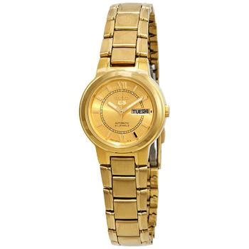 Seiko | Series 5 Automatic Gold Dial Ladies Watch SYME58 4.3折, 满$200减$10, 独家减免邮费, 满减