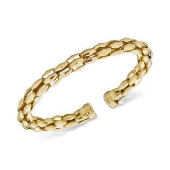 商品Macy's | Turbo Link Bangle Bracelet in 14k Gold-Plated Sterling Silver,商家Macy's,价格¥920图片