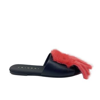 推荐Joshua Sanders Mink Octopus Slide Sandals商品