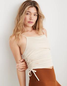 Aerie | Aerie Ruched Cropped Tank Top商品图片,4折