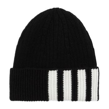 Thom Browne | Thom Browne 4-Bar Knitted Beanie商品图片,6.2折