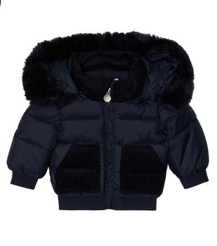 商品Tartine et Chocolat | Baby faux fur-trimmed puffer jacket,商家MyTheresa,价格¥1291图片