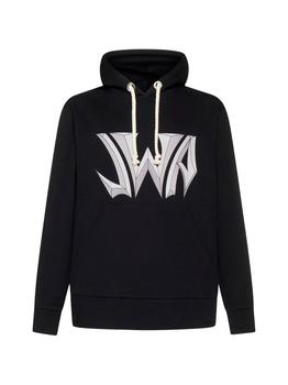 JW Anderson | JW Anderson Logo Printed Drawstring Hoodie商品图片,5.7折