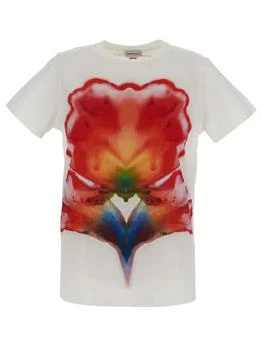Alexander McQueen | Multicolor Print T-Shirt 额外7.5折, 额外七五折