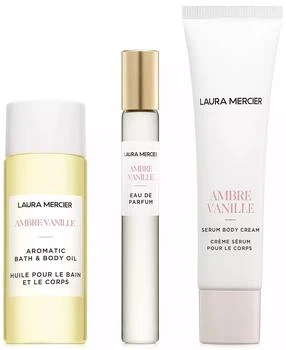 Laura Mercier | 3-Pc. Cozy Retreat Ambre Vanille Set,商家Macy's,价格¥314