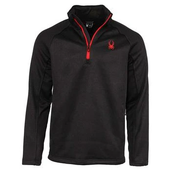 Spyder | Boundless Half-Zip Pullover With Hood Black 2.3折×额外9.5折, 包邮包税, 独家减免邮费, 额外九五折