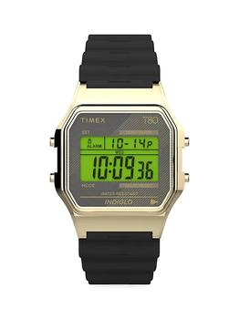 Timex | T80 Brass & Resin Digital Watch商品图片,