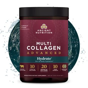 Ancient Nutrition | Multi Collagen Advanced Hydrate Summer '24 Postcard | Powder Lemon Lime (30 Servings),商家Ancient Nutrition,价格¥410