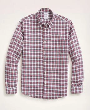 推荐Regent Regular-Fit Irish Linen Faded Tartan Shirt商品