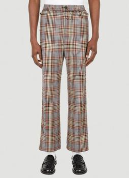 推荐Akin Check Pants in Brown商品