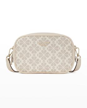 kate spade帆布包, Kate Spade | medium spade flower canvas camera crossbody bag商品图片 