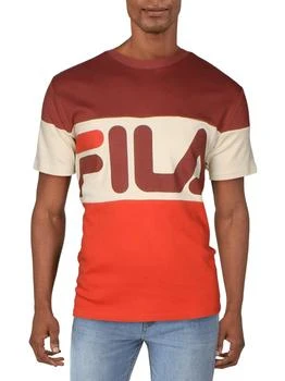 Fila | Vialli Mens Cotton Crew Neck Logo T-Shirt 独家减免邮费