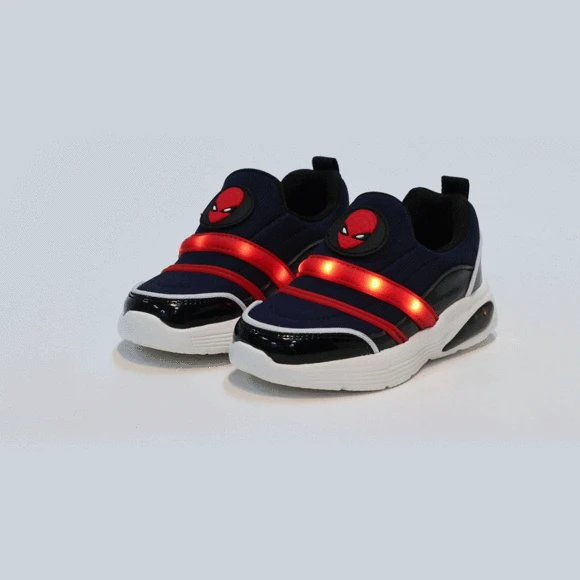 推荐【Brilliant|包邮包税】HAWKINS LIGHTNING SNEAKER 儿童  运动鞋 SNEAKERS  HK89507 MARVEL SPIDER MAN RED商品