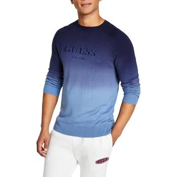 推荐Guess Mens Logo Ombre Crewneck Sweater商品