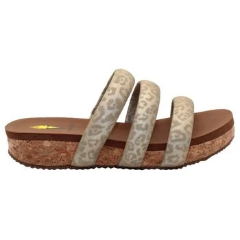 VOLATILE | Gillette Metallic Leopard Slide Sandals,商家SHOEBACCA,价格¥416