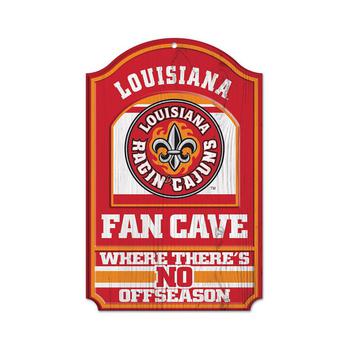 商品Louisiana Ragin' Cajuns 11'' x 17'' Fan Cave Wood Sign,商家Macy's,价格¥256图片