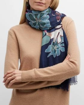 Loro Piana | Kew Gardens Floral Scarf 