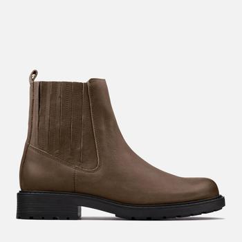 推荐Clarks Orinoco 2 Mid-Length Leather Chelsea Boots商品