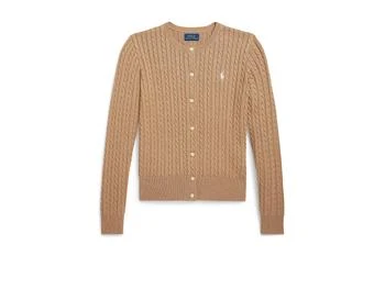 Ralph Lauren | Mini-Cable Cotton Cardigan (Big Kid),商家Zappos,价格¥432