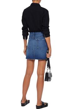 FRAME | Le Mini striped denim mini skirt商品图片,3折×额外9折, 额外九折