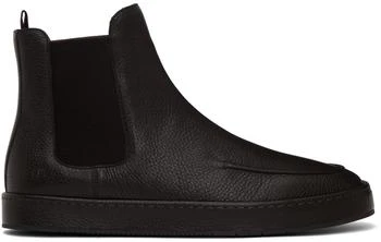 Giorgio Armani | Black Moc Toe Chelsea Boots 6.7折