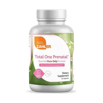 商品Zahler | Total One Prenatal Once-Daily Vitamins - 60 Capsules,商家Macy's,价格¥108图片