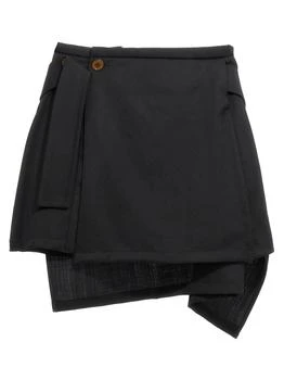 Vivienne Westwood | Vivienne Westwood Meghan High-Waist Asymmetric Skirt,商家Cettire,价格¥2525