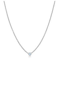 商品Suzy Levian | 14K White Gold Diamond Layering Necklace - 0.15ctw,商家Nordstrom Rack,价格¥4908图片