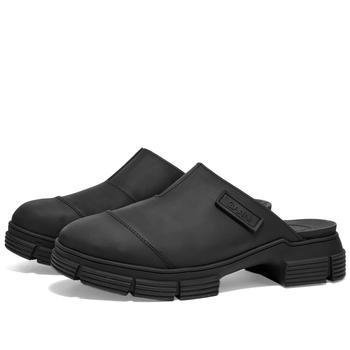 Ganni | GANNI Recycled Rubber City Mule商品图片,6.5折