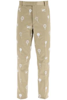 thom browne裤, Thom Browne | Thom browne embroidered chino pants商品图片 4.7折