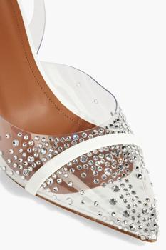 Malone Souliers Juliet 45 crystal-embellished PVC slingback