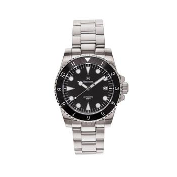 商品Heritor Automatic | Men Luciano Stainless Steel Watch - Black, 41mm,商家Macy's,价格¥1038图片