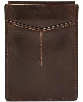 Fossil | Men's Leather Derrick RFID Card Case,商家Macy's,价格¥368