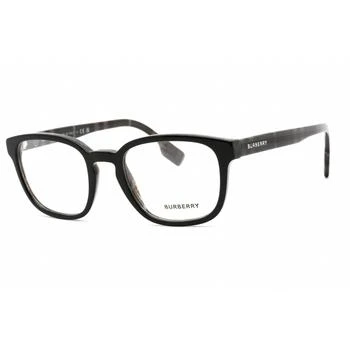 Burberry | Burberry Unisex Eyeglasses - Black/Charcoal Check Plastic Rectangular | 0BE2344 4077 3.7折×额外9折x额外9.5折, 独家减免邮费, 额外九折, 额外九五折