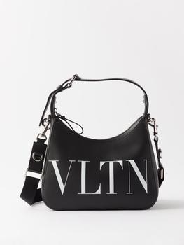 推荐VLTN-logo small leather cross-body bag商品