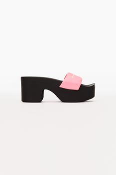 亚历山大王鞋, Alexander Wang | AW PLATFORM SLIDE IN NYLON商品图片 