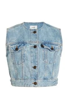 推荐HAIKURE - Judy Buttoned Organic Denim Top - Blue - XS - Moda Operandi商品