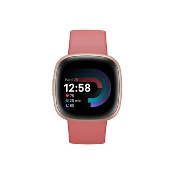 Fitbit | Versa 4 Pink Sand Copper Rose Smartwatch, 39mm,商家Macy's,价格¥1497