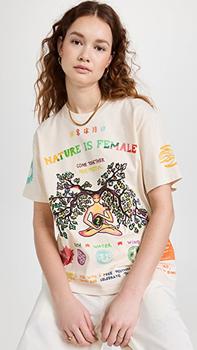 推荐Nature Is Female 印花 T 恤商品