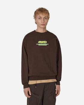 推荐Experimental Studio Crewneck Sweatshirt Brown商品