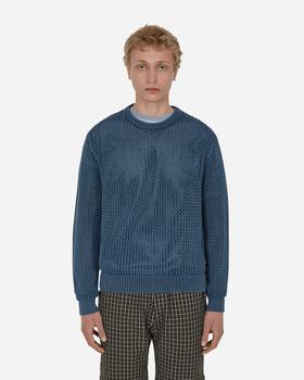 STUSSY, STUSSY | Pig. Dyed Loose Gauge Sweater Blue商品图片 额外8.6折, 额外八六折